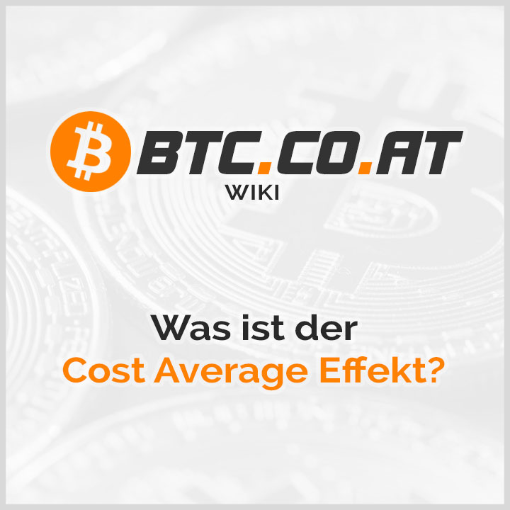 Cost Average Effekt bei Bitcoin BTC